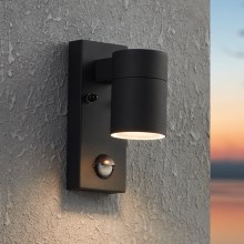 Eglo - LED Utomhus väggbelysning med en sensor 1xGU10/3W/230V IP44
