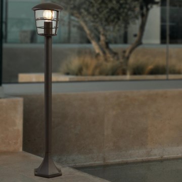 Eglo - LED-utomhuslampa 1xE27/8,5W/230V IP44 svart