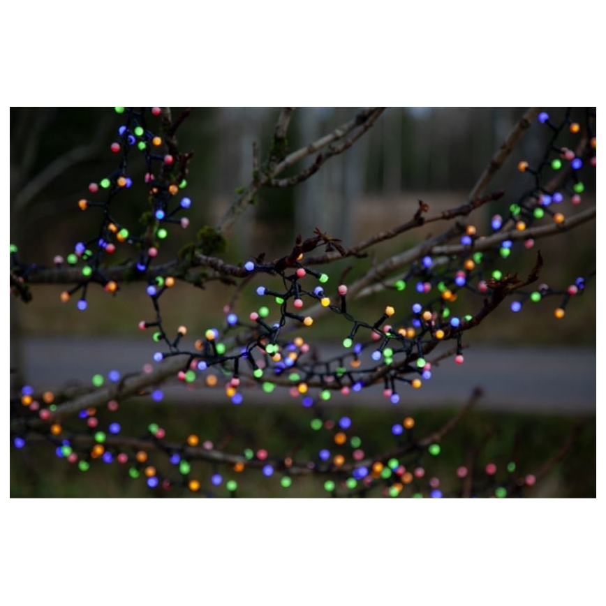 Eglo 472-53 - LED utomhusslinga för jul BERRY MINI 700xLED/8 funktioner 19m flerfärgad IP44