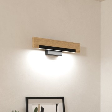 Eglo - LED väggbelysning LED/9,6W/230V 3000K svart/beige