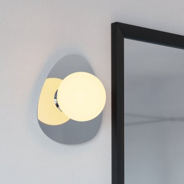 Eglo - LED vägglampa för badrum 1xG9/4,2W/230V IP44 blank krom