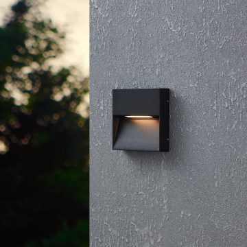 Eglo - LED vägglampa för utomhusbruk LED/4,8W/230V IP65