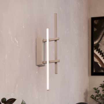Eglo - LED-vägglampa LED/12W/230V beige