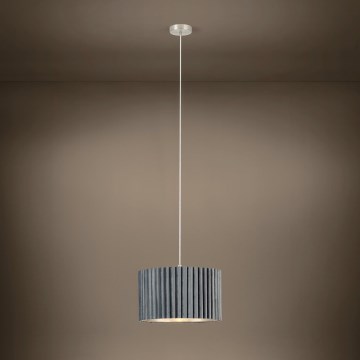 Eglo - Ljuskrona med snöre 1xE27/40W/230V grå