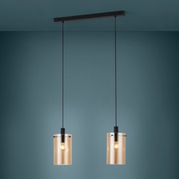 Eglo - Ljuskrona med snöre 2xE27/40W/230V