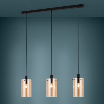 Eglo - Ljuskrona med snöre 3xE27/40W/230V