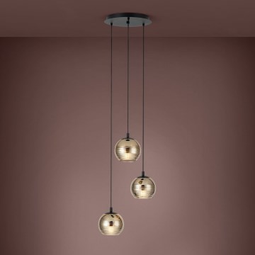 Eglo - Ljuskrona med snöre 3xE27/40W/230V