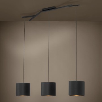 Eglo - Ljuskrona med snöre 3xE27/40W/230V