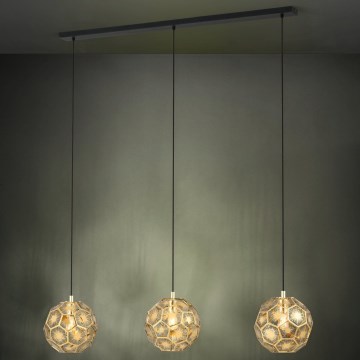 Eglo - Ljuskrona med snöre 3xE27/60W/230V