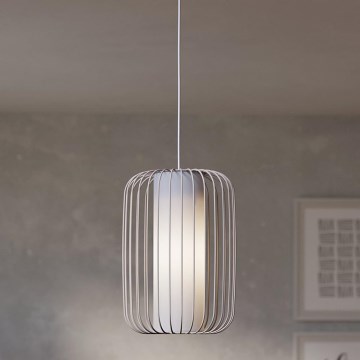 Eglo - Ljuskrona med textilsladd 1xE27/40W/230V diameter 24 cm