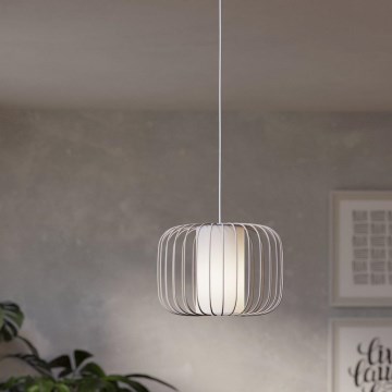 Eglo - Ljuskrona med textilsladd 1xE27/40W/230V diameter 28,5 cm