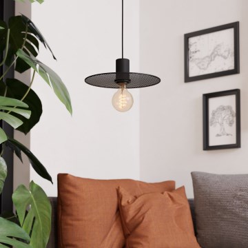 Eglo - Ljuskrona med textilsladd 1xE27/40W/230V