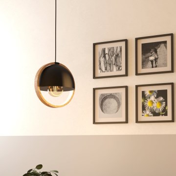 Eglo - Ljuskrona med textilsladd 1xE27/40W/230V