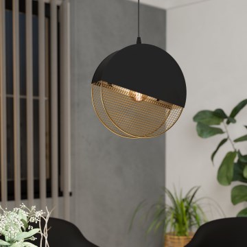 Eglo - Ljuskrona med textilsladd 1xE27/40W/230V