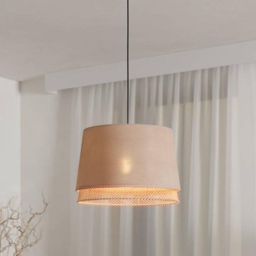 Eglo - Ljuskrona med textilsladd 1xE27/40W/230V