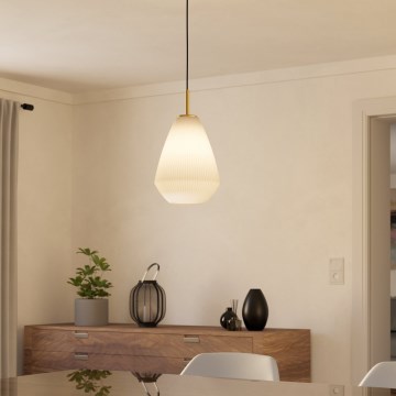 Eglo - Ljuskrona med textilsladd 1xE27/40W/230V