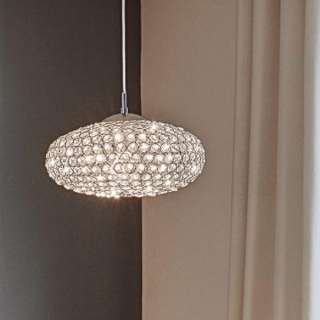 Eglo - Ljuskrona med textilsladd 1xE27/60W/230V