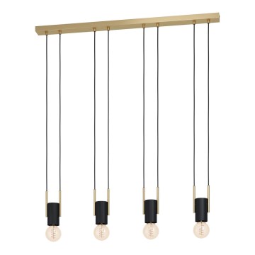Eglo - Ljuskrona med upphängningsrem 4xE27/40W/230V
