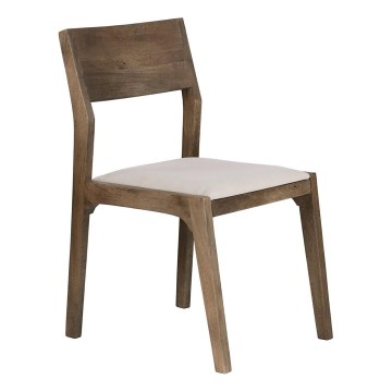 Eglo - Matstol 84x55 cm brun/krämvit