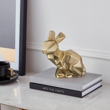 Eglo - Metalldekoration 17,5x16 cm kanin/guld