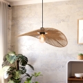 Eglo - Pendellampa med kabel 1xE27/42W/230V 56 cm brun/svart