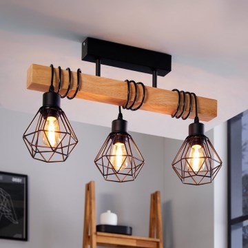 Eglo - Plafondlampa TOWNSHEND 3xE27/60W/230V