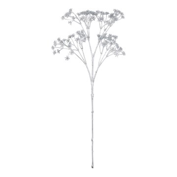 Eglo - Plastblomma 53 cm silver
