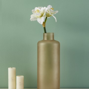 Eglo - Plastblomma 63 cm vit