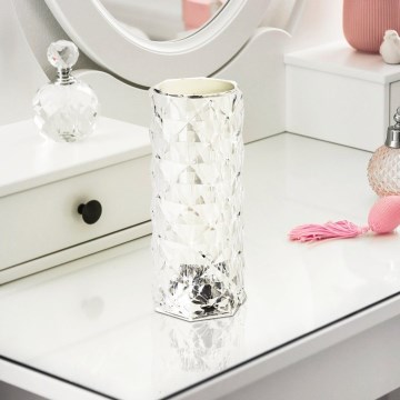 Eglo - RGB-LED dimbar, beröringsstyrd och uppladdningsbar bordslampa LED/800 mAh, klar