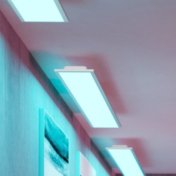 Eglo - RGBW LED dimbar ytmonterad panel LED/28W/230V 2700-6500K 120x15 cm vit