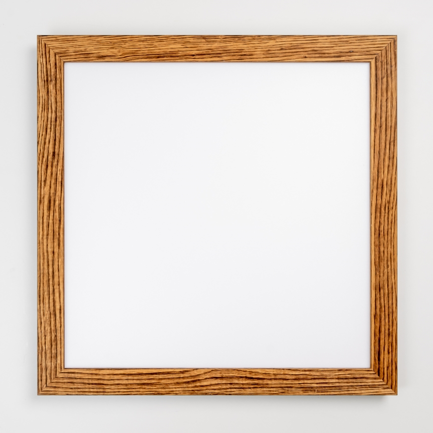 Eglo - LED ytmonterad panel SALOBRENA WOOD LED/31W/230V 64x64 cm brun