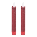 Eglo - SET 2x LED ljus LED/1xAAA 15 cm röd