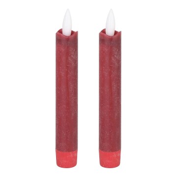 Eglo - SET 2x LED ljus LED/1xAAA 15 cm röd