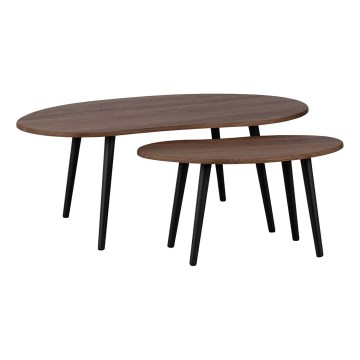 Eglo - SET 2x Sidobord brun