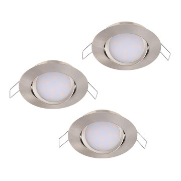 Eglo - SET 3x LED Hängande Takbelysning MUNIZ 1xLED/6W/230V