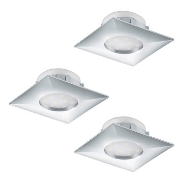 Eglo - SET 3x LED Hängande Takbelysning PINEDA 1xLED/6W/230V