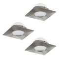 Eglo - SET 3x LED Hängande Takbelysning PINEDA 1xLED/6W/230V
