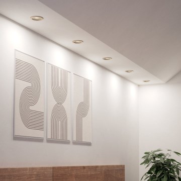 Eglo - Set med 5 infällda LED-spotlights LED/4,8W/230V 2700/4000/6500K matt krom