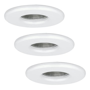 Eglo - SET OM 3 LED-badrumslampor IGOA 1xGU10/3,3W/230V IP44