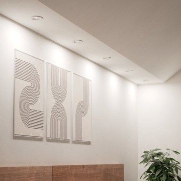 Eglo - Set om 5 infällda LED-spottar LED/4,8W/230V 2700/4000/6500K vit