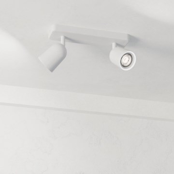 Eglo - Spotarmatur 2xGU10/10W/230V vit