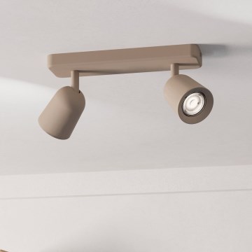 Eglo - Spotlampa 2xGU10/10W/230V beige