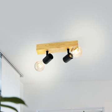 Eglo - Spotlight TOWNSHEND 2xE27/60W/230V