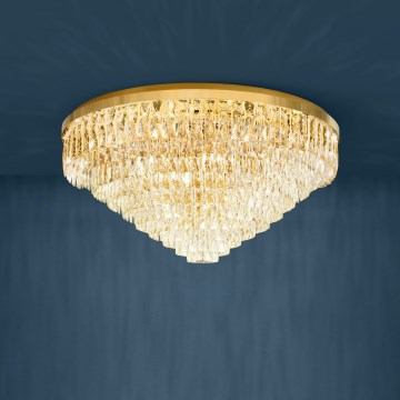 Eglo - Takbelysning 25xE14/40W/230V guld