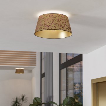 Eglo - Taklampa 1xE27/25W/230V guld/rosa