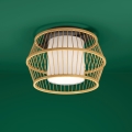 Eglo - Taklampa 1xE27/40W/230V bambu