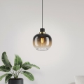 Eglo - Taklampa 1xE27/40W/230V brun