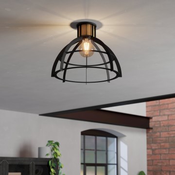 Eglo - Taklampa 1xE27/40W/230V svart