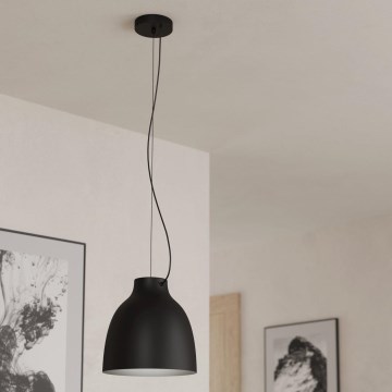 Eglo - Taklampa 1xE27/40W/230V svart