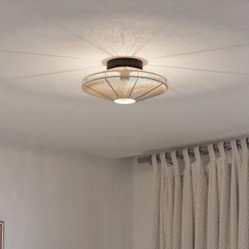 Eglo - Taklampa 1xE27/40W/230V Ø 38 cm krämvit